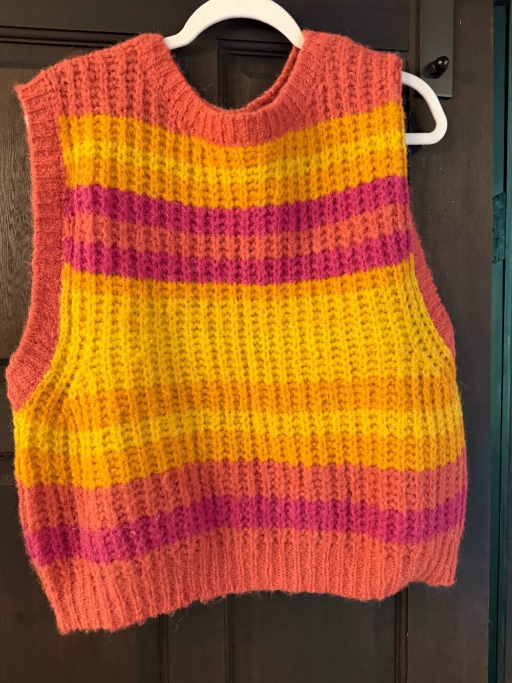 Mother Stripped Sleeveless Sweater - Picture 3 of 5
